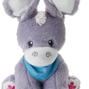 KiddoLab Peek-A-Boo Donkey: Soft Stuffed Animal Toy for Infants 6-18 M